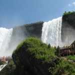 Climbing the falls